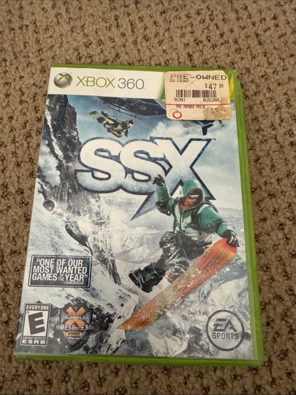 Microsoft Xbox 360 SSX & Arcade Unplugged — Green Cases